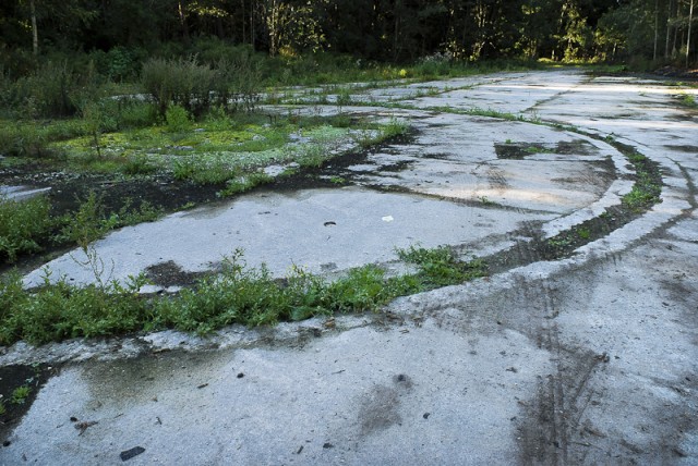 Raketos paleidimo aikštelė be paleidimo stovo