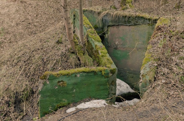 Teritorijoje yra ne viena įvairaus laikotarpio nedidelė slėptuvė-bunkeris