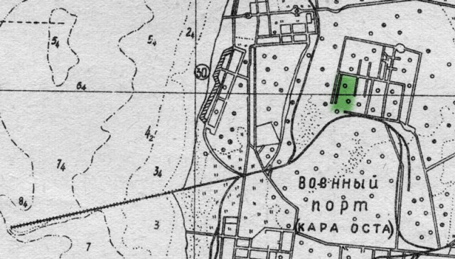 Aplankyti sandėliai II PK laikų žemėlapyje