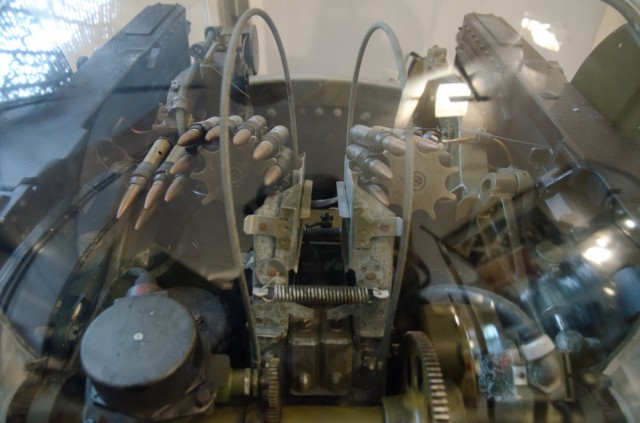 JAV bombonešio B-24 kulkosvaidžio mechanizmas, 12,7 mm kalibras
