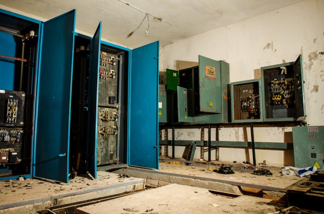 Elektros generatorių patalpa