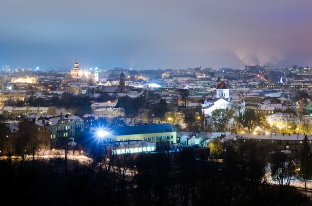 Nuo altanos ant Altanos kalno atsivėrė puiki senamiesčio panorama