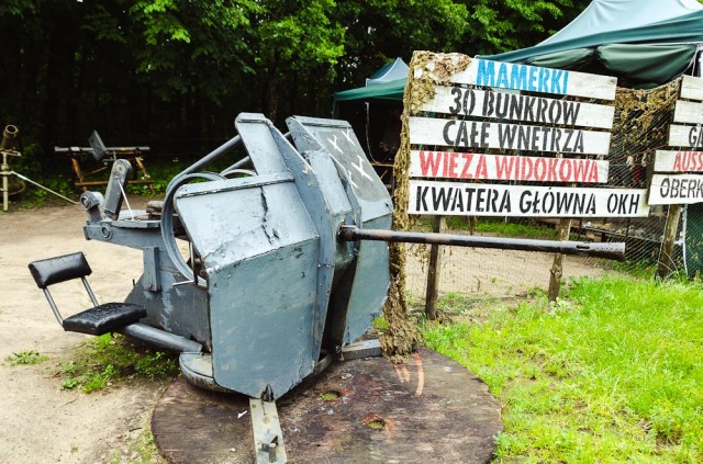 Vokiškas priešlėktuvinis pabūklas Flak 38 (grubiai atrestauruotas)