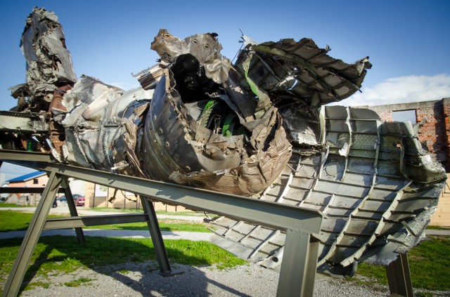 Numušto MiG 21 liekanos