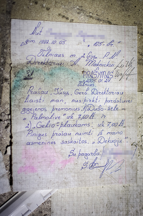 Nuteistojo prašymas pataisos namų direktoriui