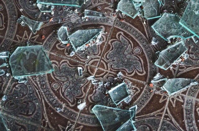 Grindų dangos fragmentas