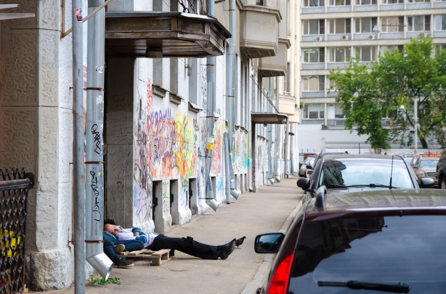Poilsis Arbat'o skersgatvyje...