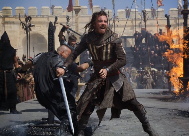 Filmo „Assassin's Creed“ filmavimo scena