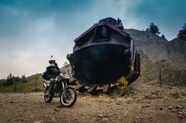 Kiek motociklų telpa šiame kauše?