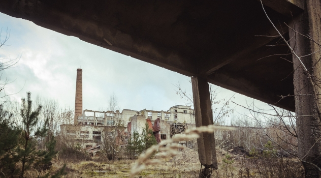 Ten kur baigiasi bėgiai. Kalvelių durpių fabrikas