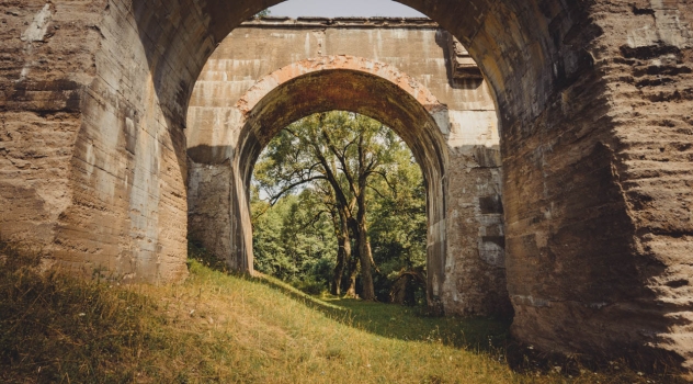Lenkija. Geležinkelio tiltai ir viadukai