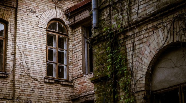 Ištuštėjusios Lietuvos Kino Studijos patalpos