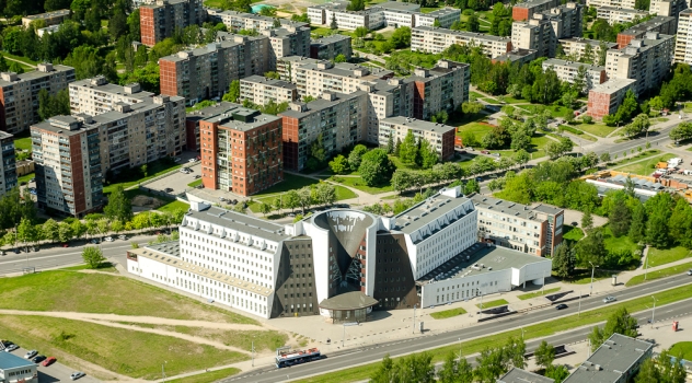 Vilniaus panoramos iš televizijos bokšto