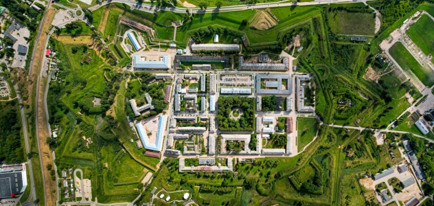 Daugpilio tvirtovė iš paukščio skrydžio